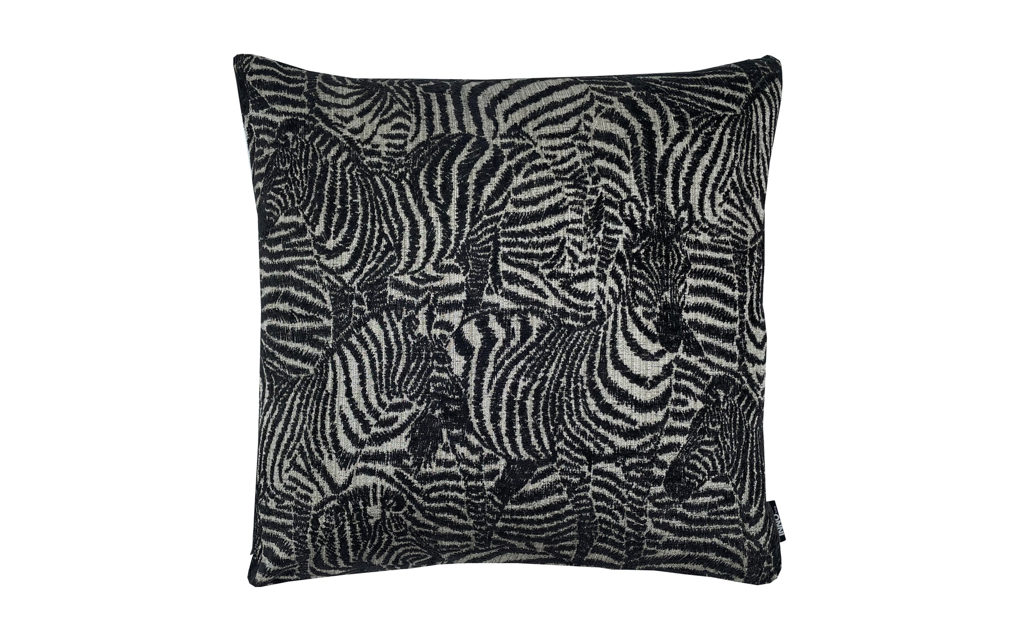 Luxe sierkussen Zebra Black in print stof